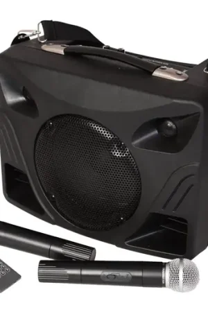 Entrega Rápida IBIZA SOUND PORT85VHF USB/MP3/SD/RADIO + 2xMICROS INALAMBRICOS