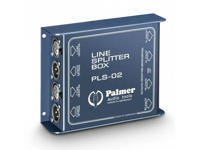 Palmer LS 02 - Splitter de Línea de 2 Canales Certificado