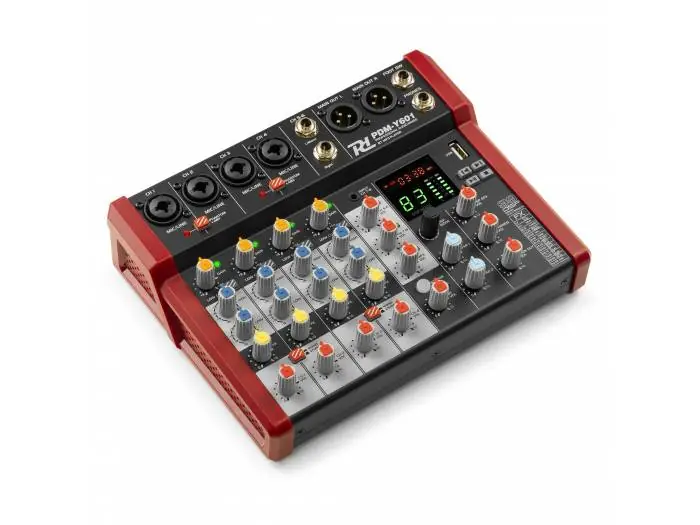 Power Dynamics PDM-Y601 Mezclador de estudio 6-Ch Marca Reconocida