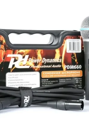 Power Dynamics PDM660 Microfono de Condensador 173425 Certificado