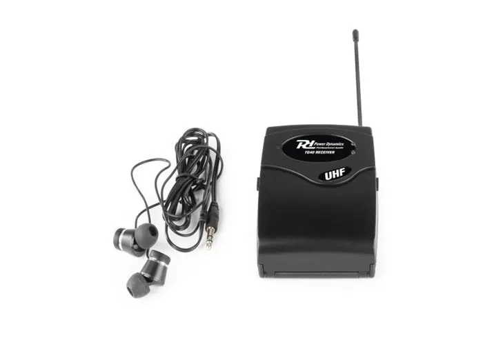 Power Dynamics TG40R Receptor inalámbrico para guías Tour Popular