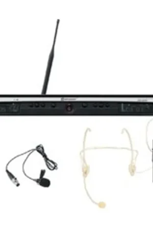 Oferta Especial Relacart Set UR-260D Bodypack with HM-600S Headset and Lavalier