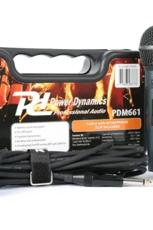 Imprescindible (Must-Have) Power Dynamics PDM661 Microfono dinamico en caja transporte 173428