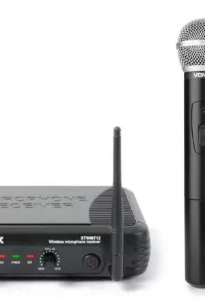 Vonyx STWM712 MIcrofono VHF 2 canales diversity 179183 Precio De Oferta
