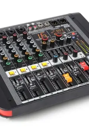 Última Versión Power Dynamics PDM-M404A Mezclador directo amplificado 4 canales 172610