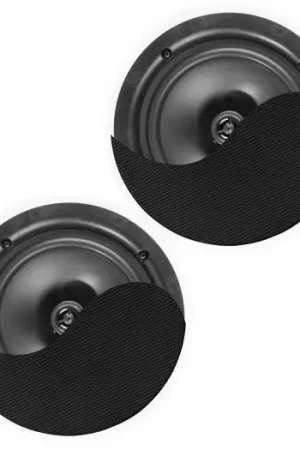 Power Dynamics NCBT8B Conjunto altavoces de techo de bajo perfil amplificados BT 8" Negro 952636 Últimas Unidades