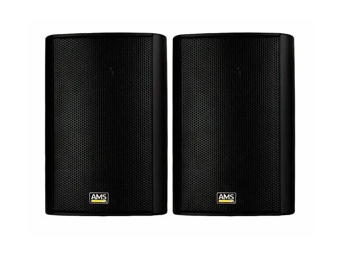 AMS 100 LN - Caja Acustica de linea de 100v - Color Negro Pago Seguro