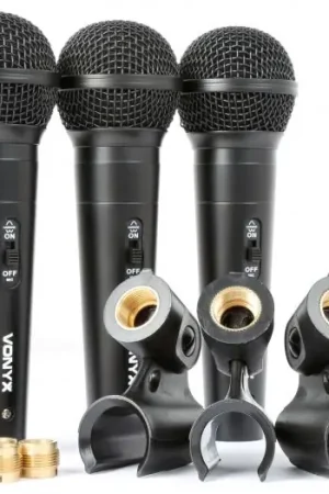 Oferta Especial Vonyx VX1800S Microfono dinamico set 3pcs 173450