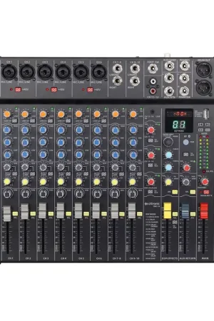 Promoción Citronic CMC-14 Mesa de mezclas 14 entradas con DSP y Reproductor USB/PC/BT
