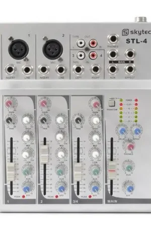 Más Vendido Skytec STL-4 - Mezclador de 4 canales 172570