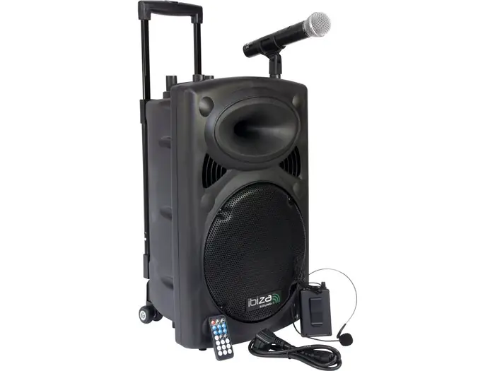 Compra Ahora IBIZA SOUND PORT12VHF-BT ALTAVOZ PORTATIL A BATERIAS 12 PULGADAS