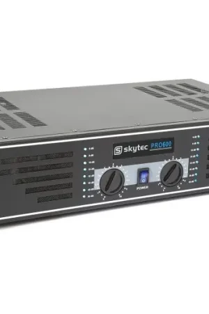 Marca Reconocida Skytec SKY-600B Amplificador de sonido 2x 300W max. Negro 172034