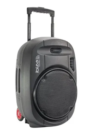 IBIZA SOUND 15’’ PORTABLE PA SYSTEM/2 UHF MIC/USB-MP3/VOX, BLUETOOTH PORT15UHF-MKII-TWS Oferta Flash