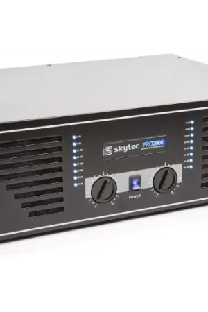 Skytec SKY-2000B Amplificador de sonido 2x 1000W Negro 172041 Mejor Precio