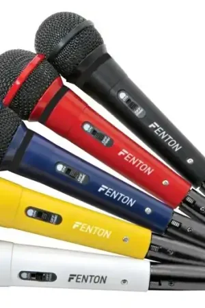 Económico Fenton DM120 Set Karaoke de 5 micrófonos dinámicos 173123