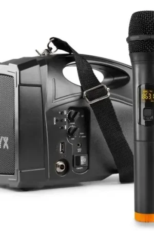 Certificado Vonyx ST014 Megafono con micro inalambrico y bateria UHF 178866