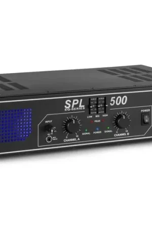 Skytec SkyTec, amplificador 2x 250W con ecualizador - SPL500EQ 178791 Venta Final