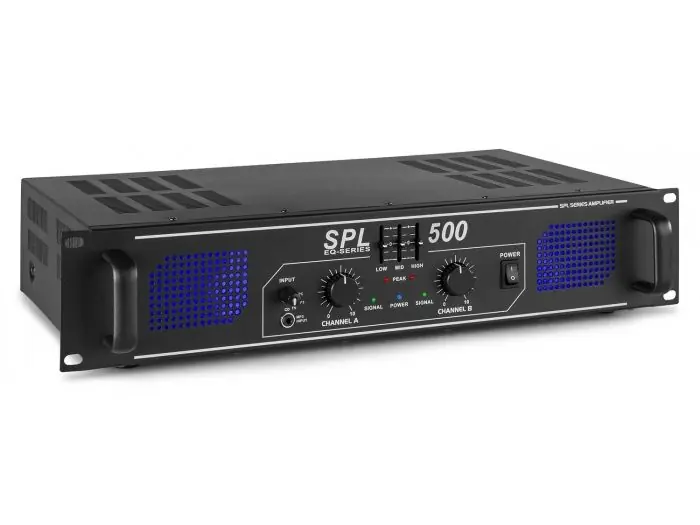 Skytec SkyTec, amplificador 2x 250W con ecualizador - SPL500EQ 178791 Venta Final