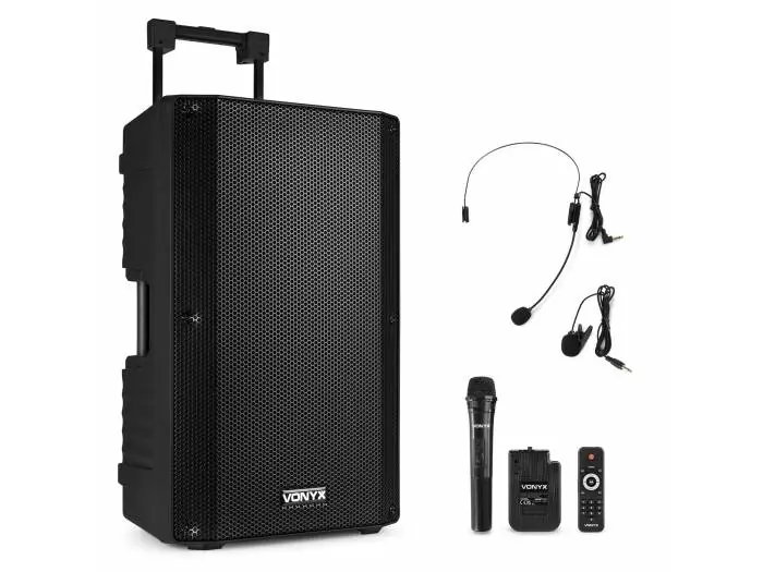 Vonyx VSA700-BP Sistema Portátil 15" HH+BP UHF Solo Por Tiempo Limitado