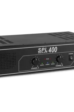 Barato Skytec SPL400 amplificador 2x 200W Negro 178788
