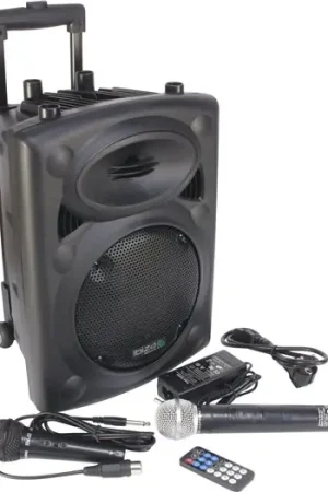 IBIZA SOUND PORT8UHF-BT ALTAVOZ PORTATIL A BATERIAS USB/VOX/BLUETOOTH/UHF MIC Gran Oferta