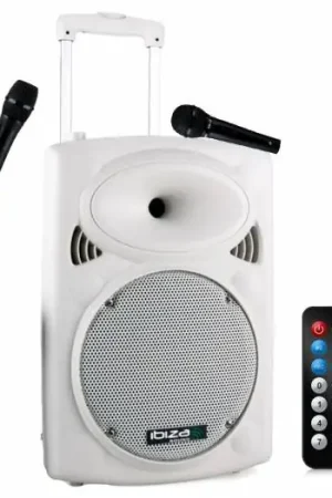 Compra Hoy Ibiza Sound PORT10VHF-BT-WH, Altavoz Portatil 10 Pulgadas, 500 W , Blanco