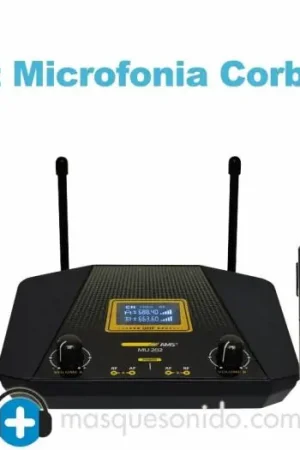 Envío Exprés AMS MU202LV- Doble receptor UHF con 2 emisores petaca+2 micros solapa