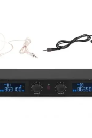 Power Dynamics PD632C 2x 20 Canales Digital UHF Microfono inalambrico Combi 179012 Entrega Rápida