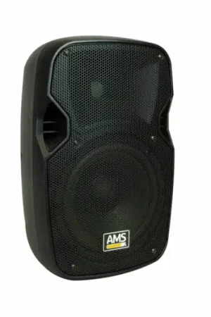 Popular AMS A 82 B Caja acústica activa. 60 W. Woofer 8'' + Driver 1''. Batería interna 12 VDC. Micrófono inalámbrico. MP3. USB/SD/BT.