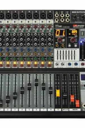 Últimas Unidades MARK MM 899 USB BT Mezclador analógico de 8 canales.