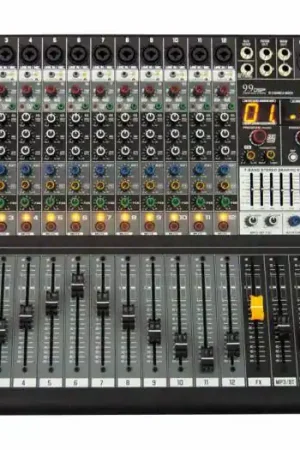 Oferta Flash MARK MM 1299 USB BT Mezclador analógico de 12 canales.