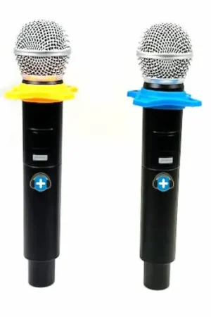 Popular Seven SV210WMU 2 Micrófonos de Mano inalámbricos UHFRecargable