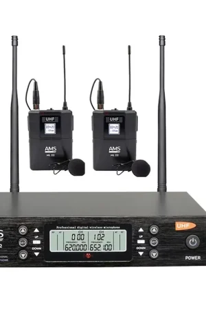AMS MU 322 + ML 22 Sistema inalámbrico para UHF de 200 canales Novedad