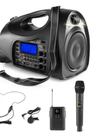 Vonyx ST016 Sistema Personal PA con micrófono inalámbrico UHF Combi 178872 Envío Gratis