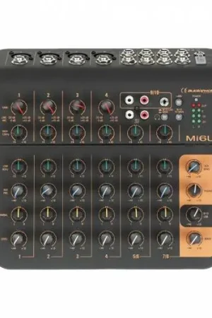 AUDIOPHONY Mi6U MESA DE MEZCLAS USB 6CH 4 MIC + 2 ESTÃREO + 1 AUX Oferta Limitada