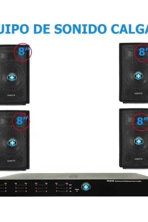 Ordena Ya EQUIPO DE SONIDO CALGARY BASIC8 ALTAVOCES