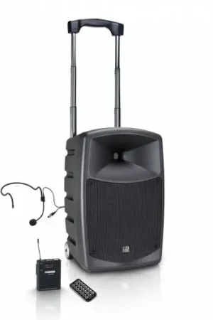 Precio Bajo LD Systems ROADBUDDY 10 HS B6 - Altavoz Bluetooth alimentado por batería, con mezclador y micro de diadema