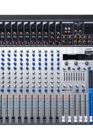 MARK MPRO 12 Mezclador de 8 entradas Mono + 2 estéreo con USB/BT Pago Seguro