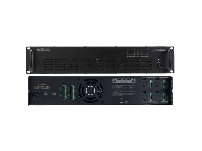 AUDIOPHONY AMP4120MKII AMP. LÃNEA 100V 4x120W 100V Entrega Rápida