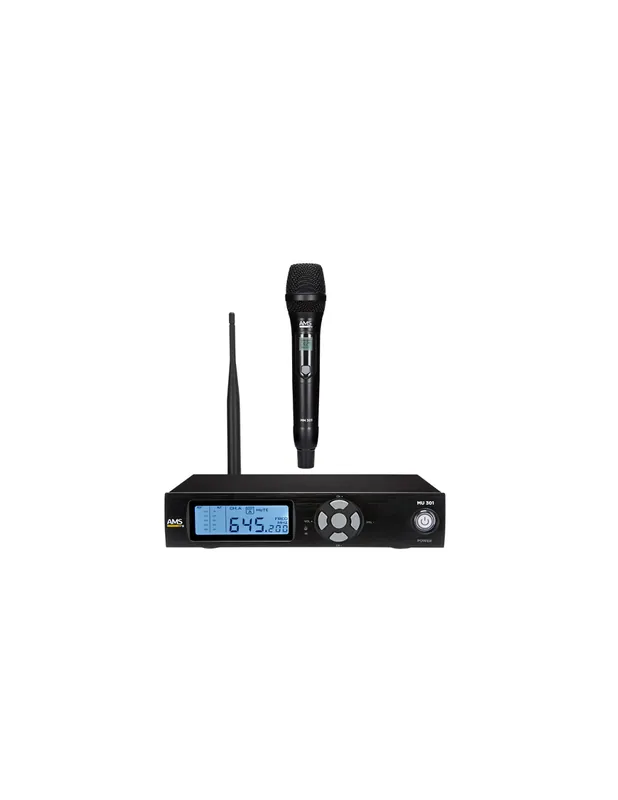 AMS MU 301 + MM 301 Sistema inalámbrico UHF. 100 canales Precio Rebajado
