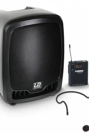 LD Systems Roadboy 65 HS B6 - Altavoz de PA portátil con Micro de Diadema 655-679 MHZ Alta Calidad