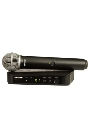 SHURE BLX24E/PG58 H8E Sistema inalámbrico PG58 de mano con receptor de superficie. 518-542MHz. Disponible Ahora