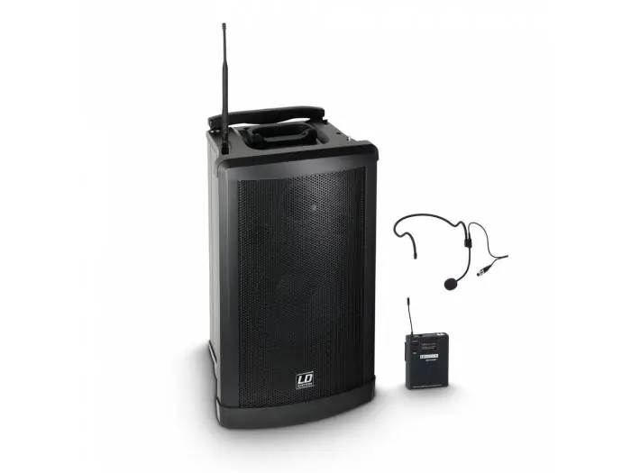 LD SYSTEMS Roadman 102 HS B 5 Altavoz de PA portátil con Micrófono de Diadema Liquidación