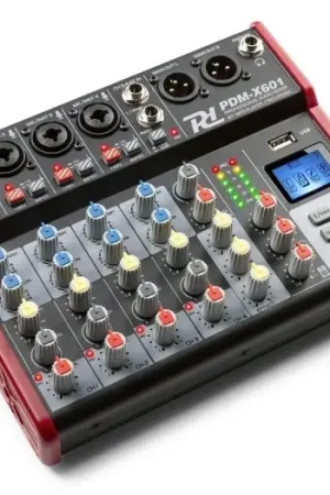 Power Dynamics PDM-X601 Mezclador Musical de estudio 6-Ch 172652 Ordenar Ahora Mismo