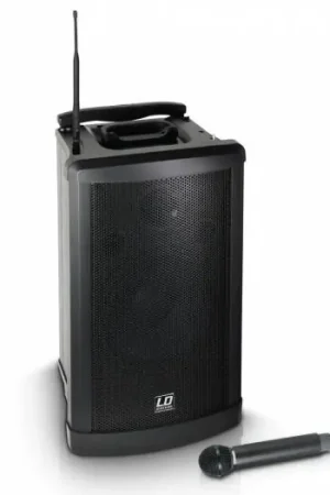 Garantía De Devolución De Dinero LD SYSTEMS Roadman 102 B6 Altavoz de PA portátil con Micrófono de Mano