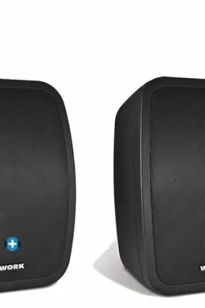 Bestseller WORK Pro NEO 6 IP Pareja de altavoces Instalación Color Negro IP65 Exterior