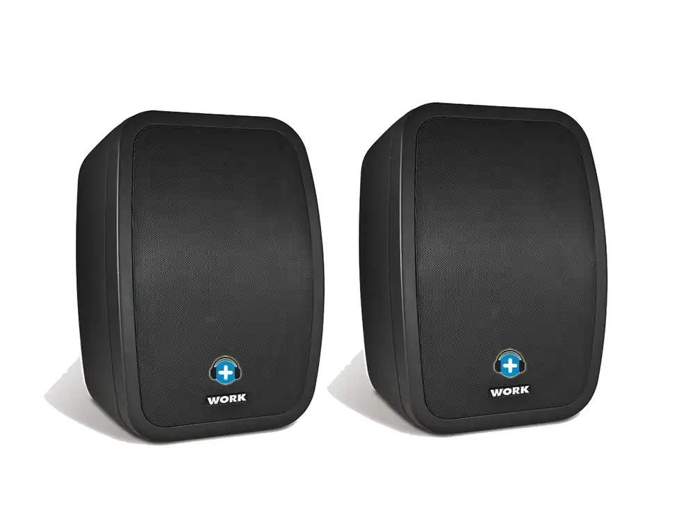Última Oportunidad WORK NEO 8 IP Pareja Altavoz color Negro con IP65