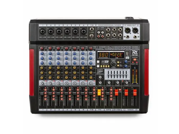 POWER DYNAMICS PDM-T804 MEZCLADOR DE DIRECTO 8 CANALES DSP/MP3 Precio Rebajado