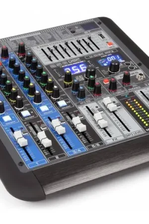 Power Dynamics PDM-S604 Mezclador analogico 6 canales Profesional Envío Gratis