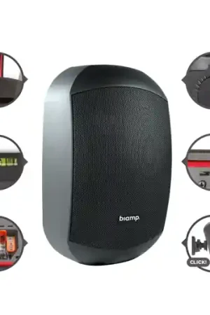 Biamp Apart MASK6CT Altavoz de 2 vías, 6.5” con soporte ClickMount Marca Reconocida